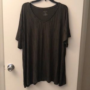 Apt. 9 Short Sleeve Top Plus Size 3X
